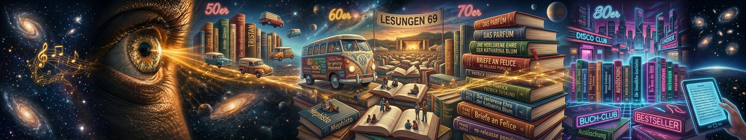 Ein offenes Buch mit leuchtenden Seiten